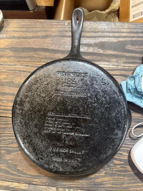 Wagner Cast Iron Pan