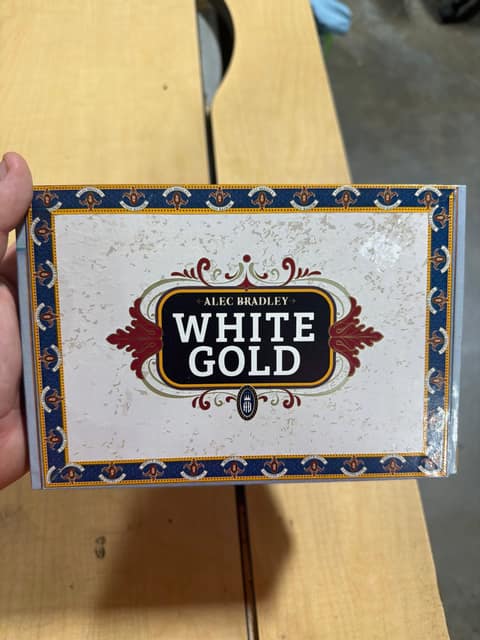 White Gold Cigar Box