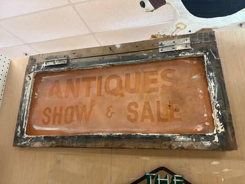 Antique Show & Sale Screen Print Jig