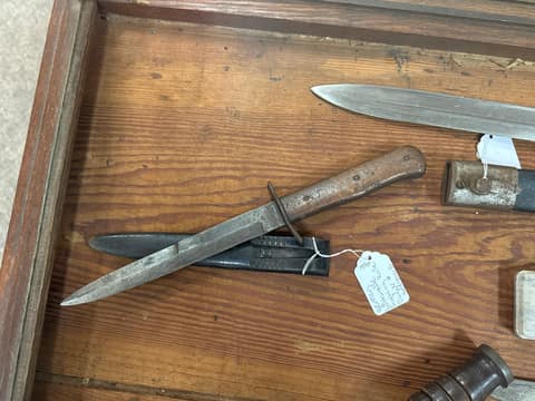 German Lufwaffe Fighting Knife Dagger & Scabbard