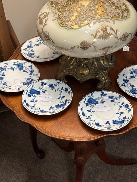 Blue & White Saucer