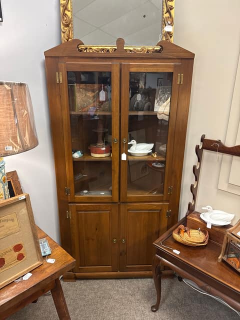 Mastercraft Pine Corner Cabinet