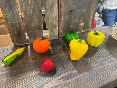 Misc Glass Fruit (Each)