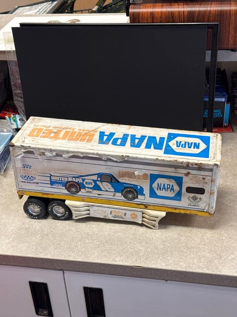 NAPA Tin Truck Trailer