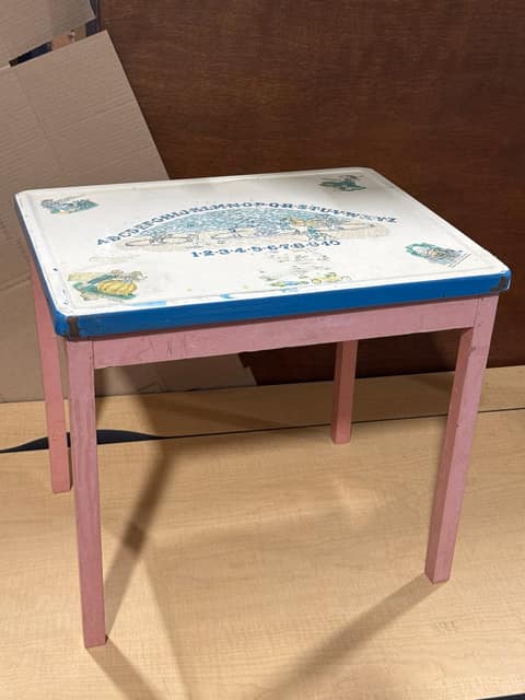 Kids Tin Top Table