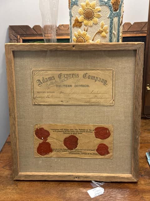 Soldiers Package Framed w/ Wax Seals