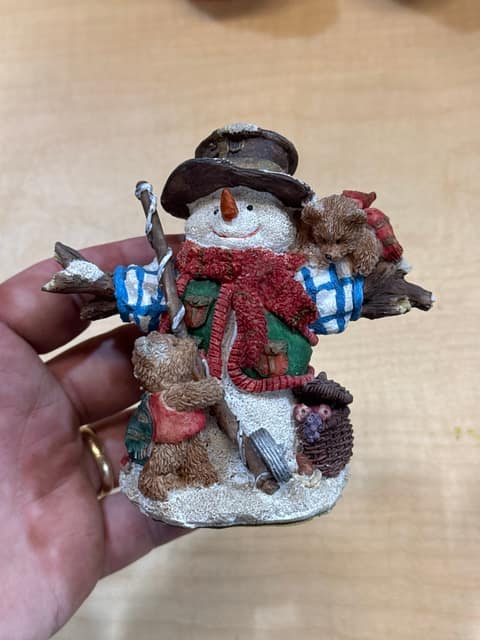 Snowman Statue Small