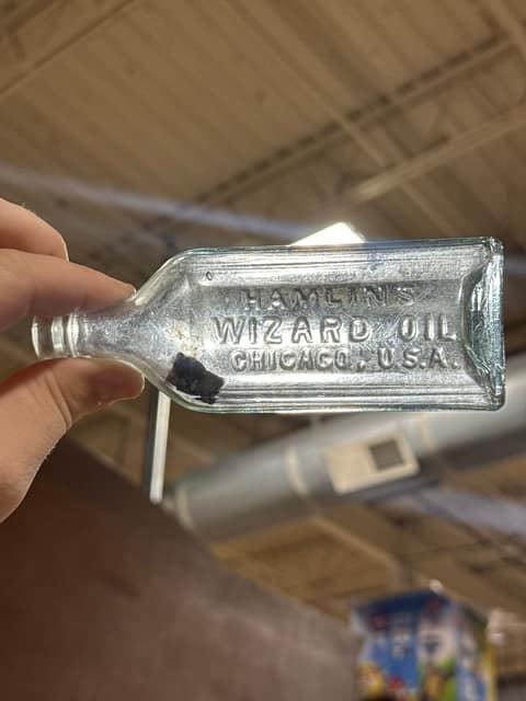1890s Hamlins Wizard Oil Bottle