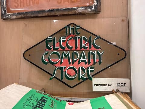 the Electric Company Store Sign