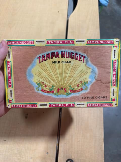 Tampa Nugget Cigar Box