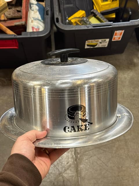 Aluminum Locking Cake Plate