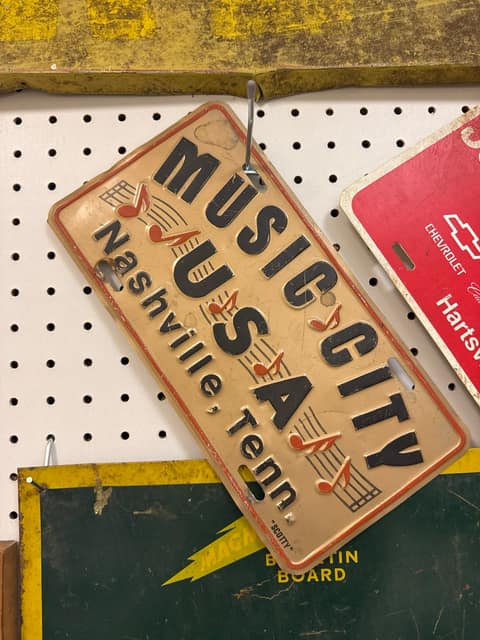 Music City License Pate
