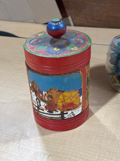 Painted Wood Box