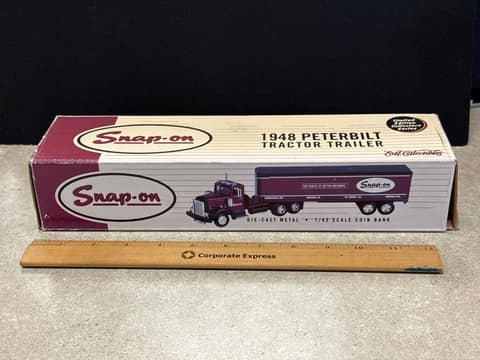 Snap on Die Cast Coin Bank