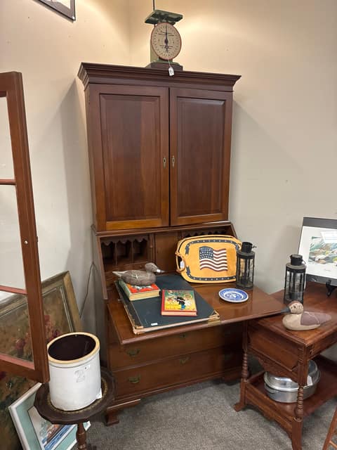 Craftique Mahogany Secretary Desk