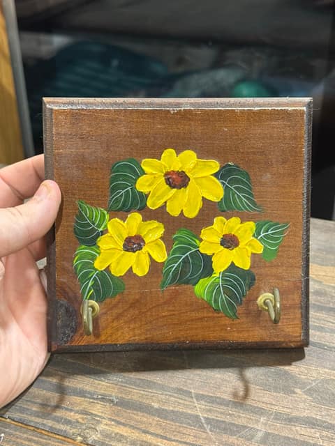 Hand Painted Hook rack
