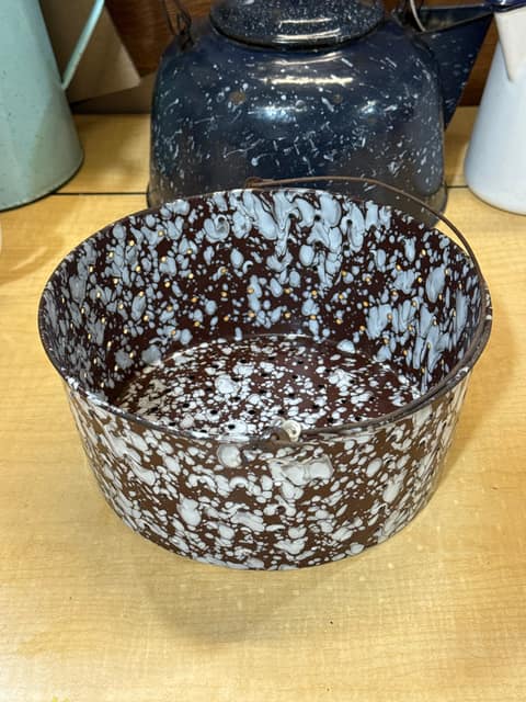 Speckled Brown Strainer