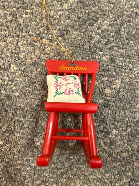 Rocking chair ornament