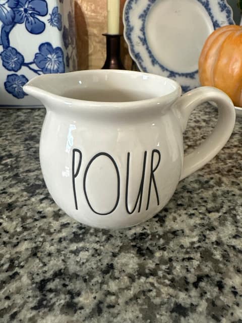 Rae Dunn POUR creamer