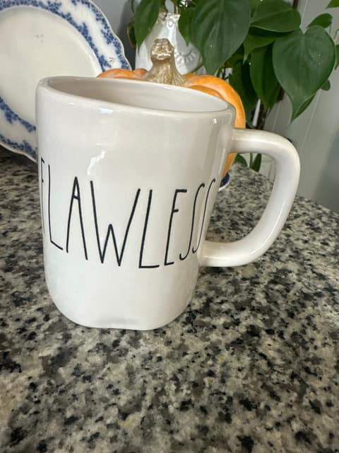 Rae Dunn FLAWLESS mug