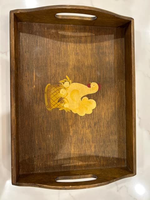 Wooden Chicken Tray