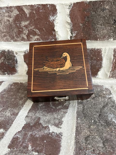 Etched Wooden Box