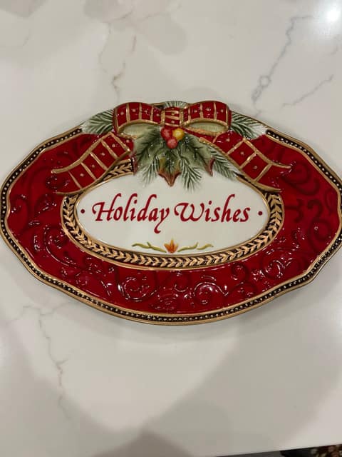Fitz & Floyd Holiday Collector’s Plate