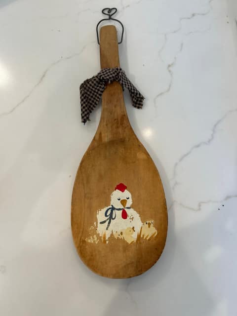 Wooden Chicken Spoon