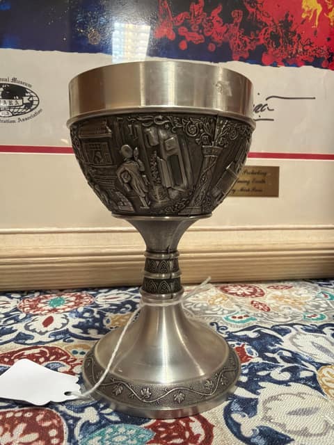 Pewter cup