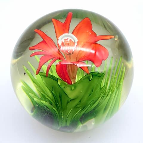 Floral paperweight