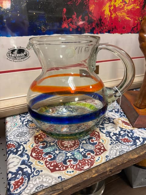 Pitcher - art glass