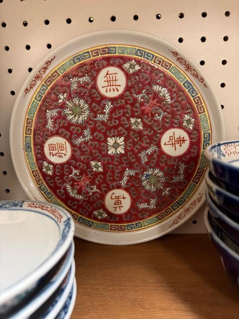 Chinese tray plate