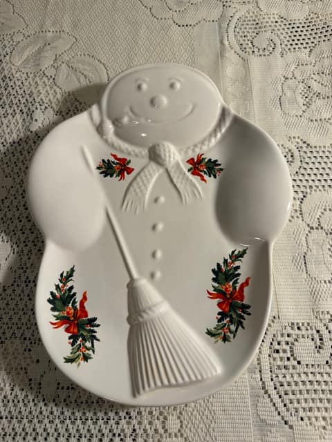 Snowman Platter