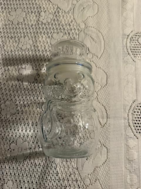 Snowman Jar