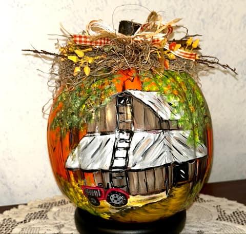 Tobacco Barn Pumpkin