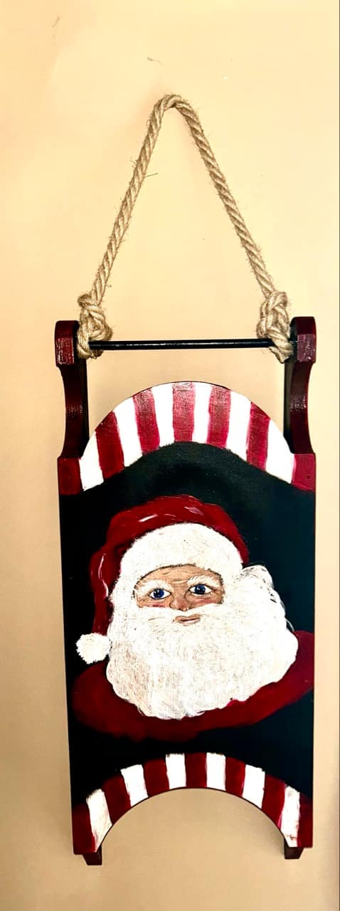 Wooden Santa Sled