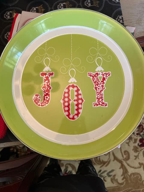 Metal tray JOY