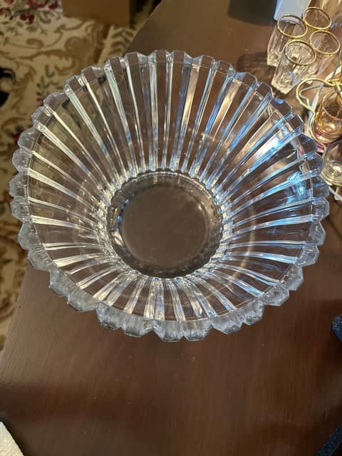Crystal clear bowl