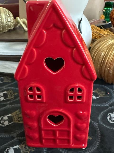 Red ceremony holiday house