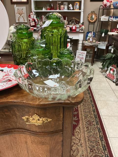 Crystal Dish with Feet