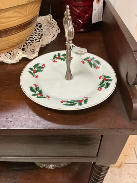 Christmas Tidbit Tray