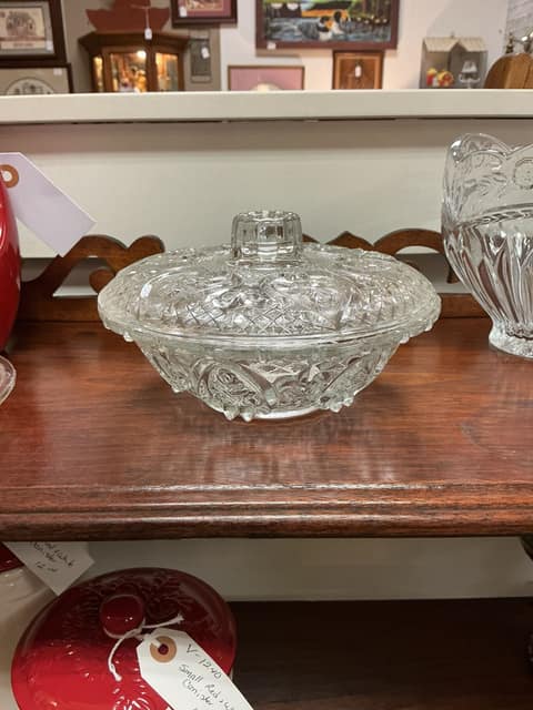Crystal Candy Dish with Lid