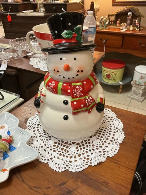 Snowman Cookie Jar