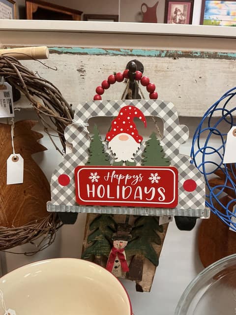 Happy Holiday Hanging Sign