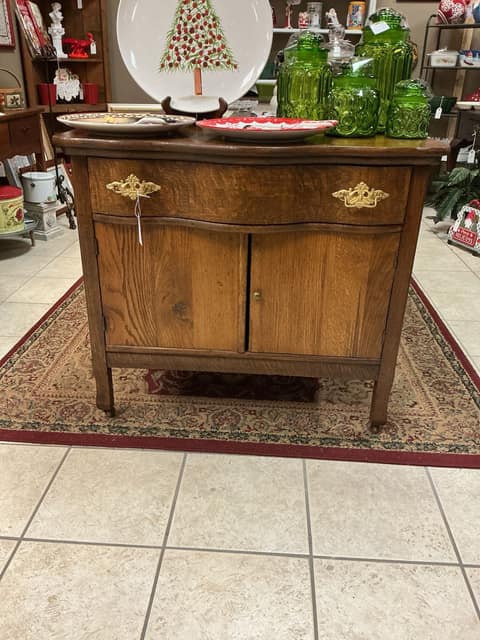Antique Oak Washstand