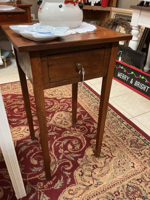 Small Antique Table with Drawer