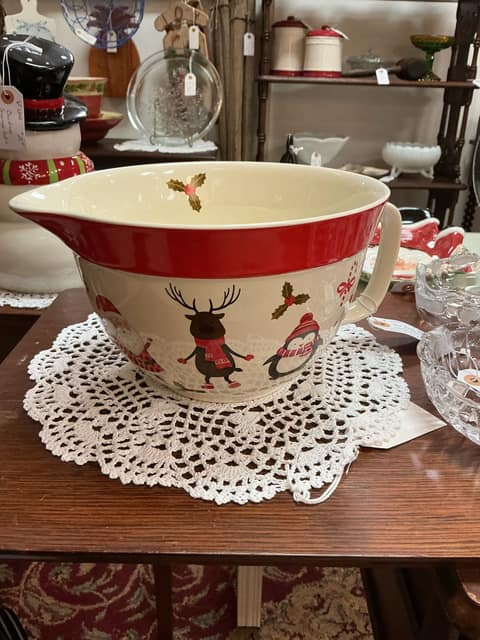 The Baker Shop Santa & Friends Mixing Bowl