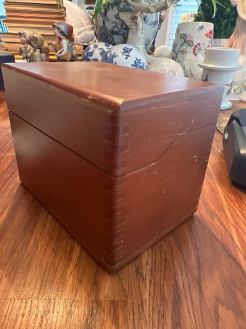 Vintage Recipe Box